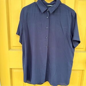 Navy blue Uniqlo Button Down